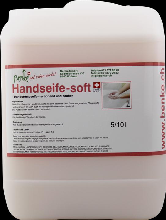 Actual product image Benke Hand soap SOFT - gentle and clean - 10 litres (Liquid soap, 10000 ml)
