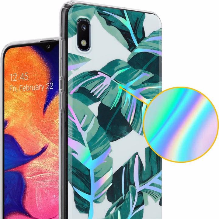 Produktbild Cadorabo IMD TPU Bunte Blumen & Blätter Cover (Samsung Galaxy A10, HTC One M10)