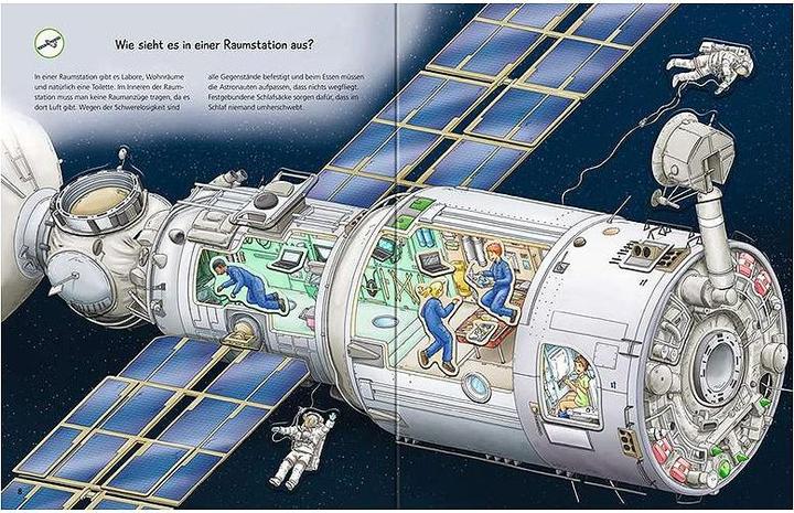 Actual product image Ravensburger Why? Why? Why? Sticker book: Space