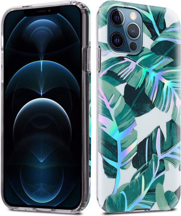 Immagine prodotto Cadorabo IMD TPU Colorful Flowers & Leaves Cover (Apple iPhone 12 Pro Max)