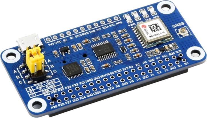 Actual product image WaveShare GPS uBlox MAX-M8Q GNSS HAT for Raspberry Pi
