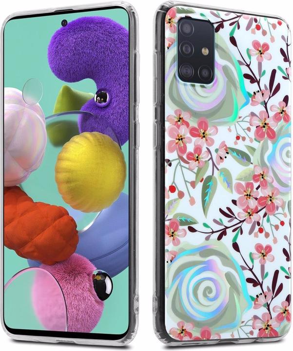 Immagine prodotto Cadorabo IMD TPU Colorful Flowers & Leaves Cover (Samsung Galaxy M40s)
