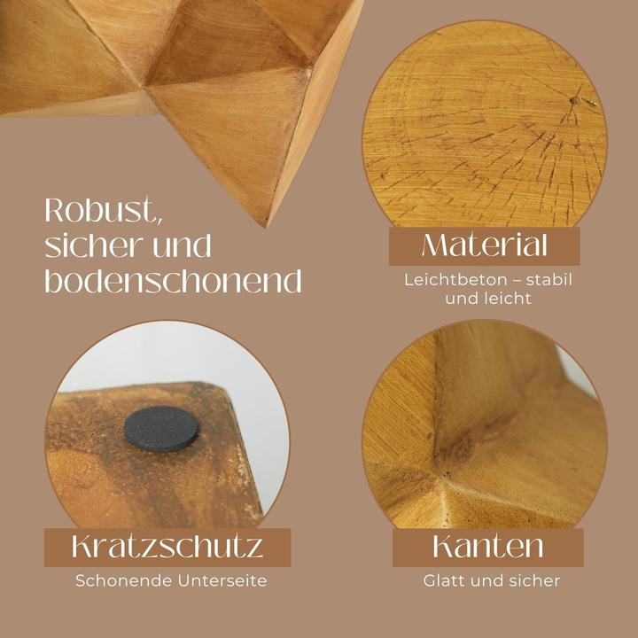 Produktbild Hermex Outdoor-Tisch Gartentisch Akzenttisch Beistelltisch Dekotisch