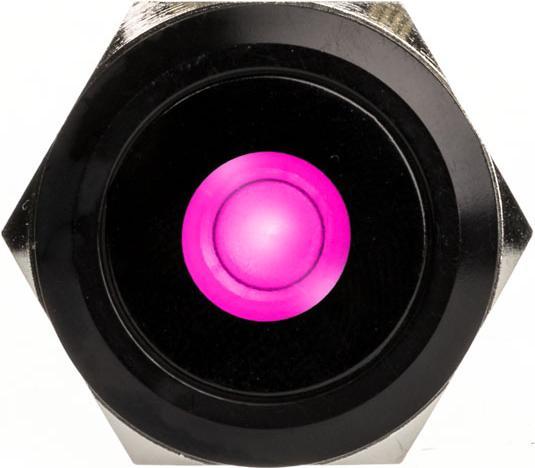 Image du produit DimasTech Bouton-poussoir anti-vandalisme 25mm, Blackline Dot - RGB