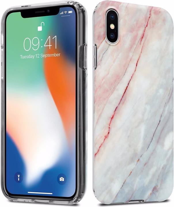 Produktbild Cadorabo IMD TPU Bunter Marmor Cover (Apple iPhone X)