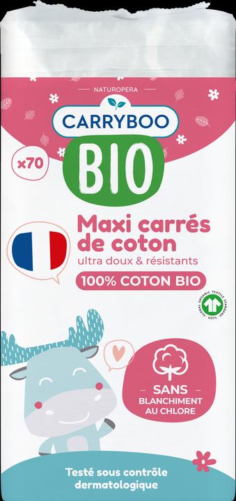Actual product image Carryboo 100% Organic Cotton Maxi Pads (70 Piece)