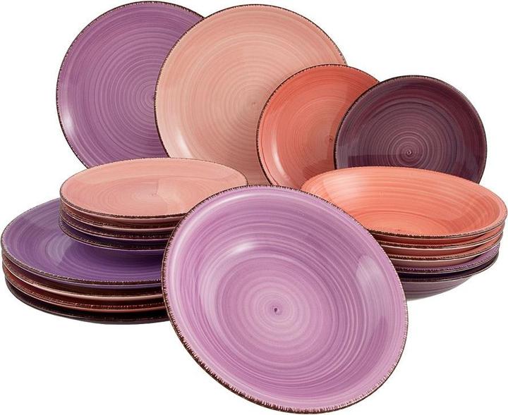 Image du produit Tavola Set de vaisselle 18 pièces violet (18 pièce(s))