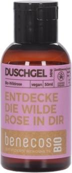 Actual product image Benecos KG Shower Gel Wild Rose (50 ml)