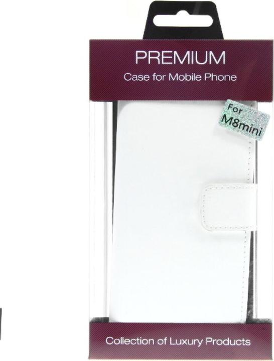 Produktbild OEM Slim Leather Book Case for HTC M8 mini - white 4250710552771 (HTC One Mini 2)