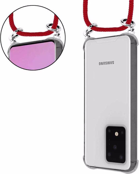 Produktbild Cadorabo TPU Handy Kette SILBER Cover