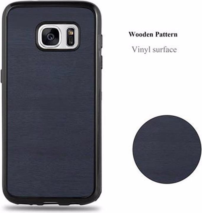 Produktbild Cadorabo TPU Wooden Cover (Samsung Galaxy S7)