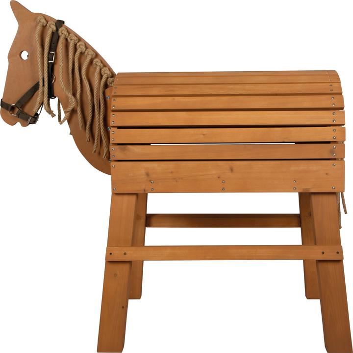 Actual product image small foot Wooden horse