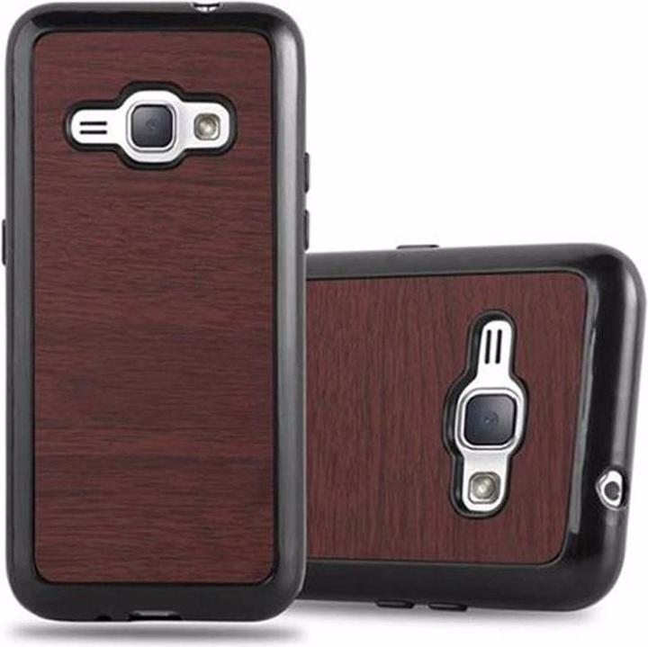 Image du produit Cadorabo Couverture en bois TPU (Samsung Galaxy J1 (2016))