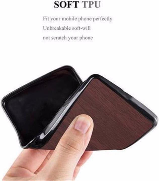 Image du produit Cadorabo Couverture en bois TPU (Samsung Galaxy J1 (2016))