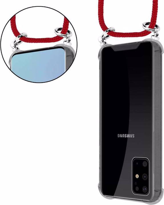 Produktbild Cadorabo TPU Handy Kette SILBER Cover