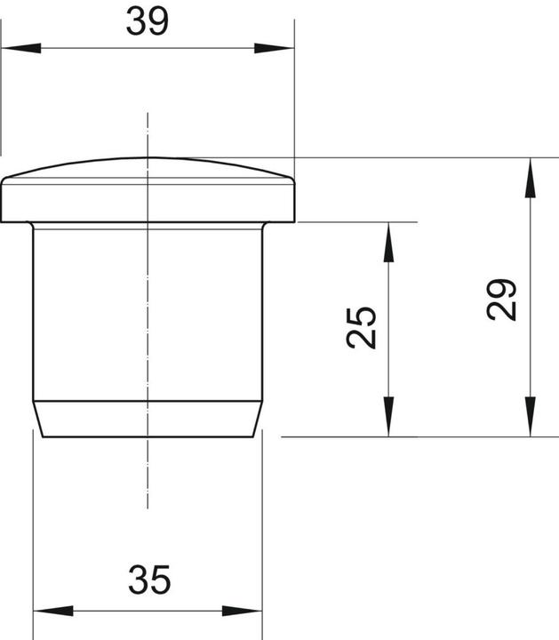 Actual product image OBO Bettermann Sealing plug M50 PA untreated polyamide (PA)