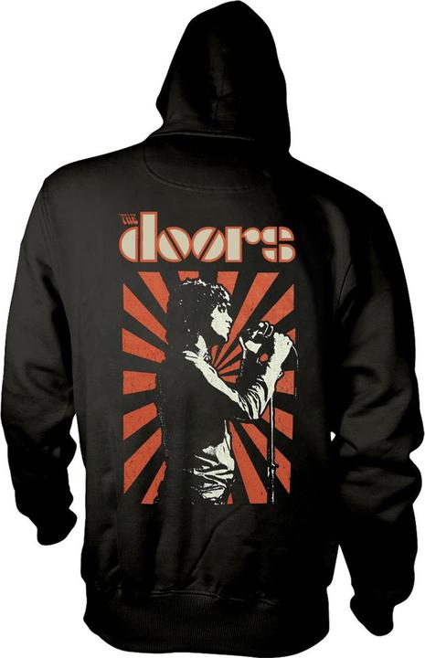 Produktbild The Doors Erwachsene Eidechsenkönig Rücken Print Full Zip Hoodie (XXL)