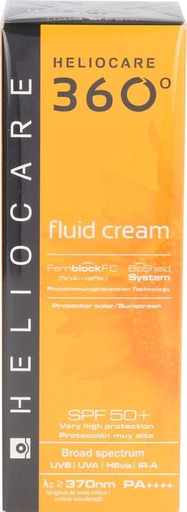 Produktbild Heliocare 360° Fluid Cream (Sonnencreme Gesicht, SPF 50, 50 ml)