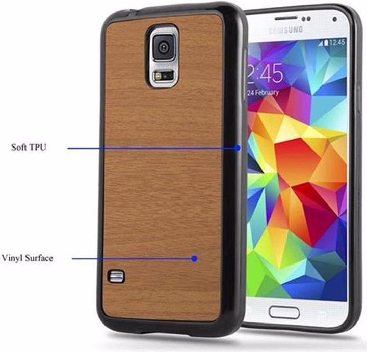 Immagine prodotto Cadorabo Copertura in legno TPU (Samsung Galaxy S5, Samsung Galaxy S5 Neo)