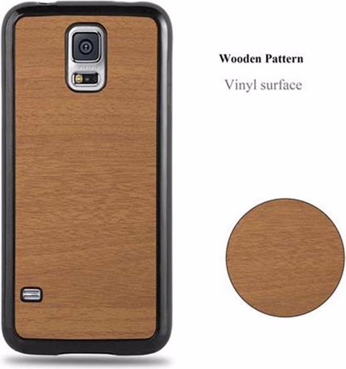 Immagine prodotto Cadorabo Copertura in legno TPU (Samsung Galaxy S5, Samsung Galaxy S5 Neo)