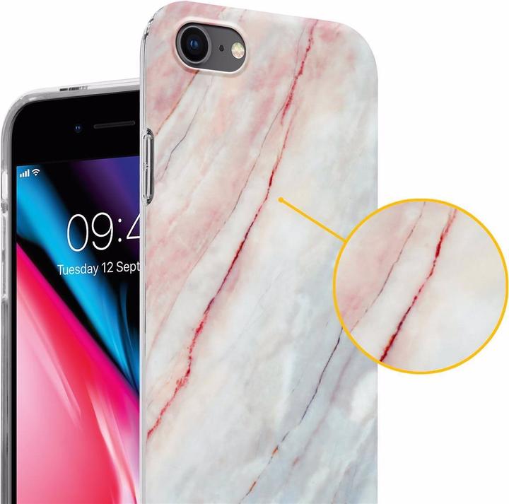Produktbild Cadorabo IMD TPU Bunter Marmor Cover (Apple iPhone 7, Apple iPhone SE (2nd Gen))