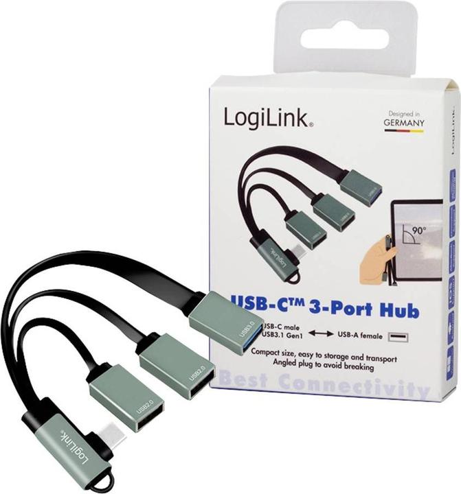 Actual product image LogiLink USB-C hub (USB-C, 3 Ports)