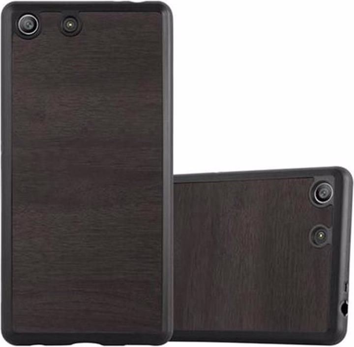 Image du produit Cadorabo Couverture en bois TPU (Sony Xperia M5)