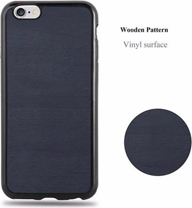 Image du produit Cadorabo Couverture en bois TPU (Apple iPhone 6)