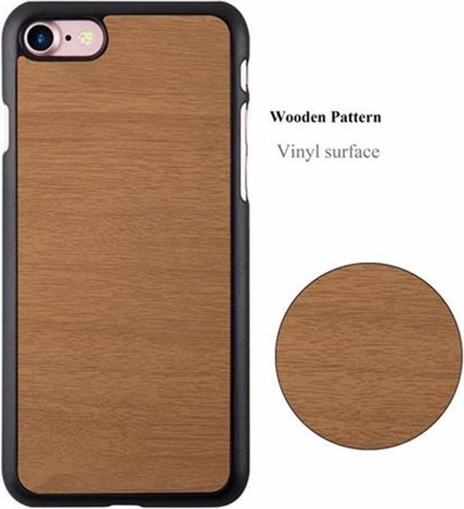 Image du produit Cadorabo Couverture en bois TPU (Apple iPhone 7, Apple iPhone SE (2ème génération))
