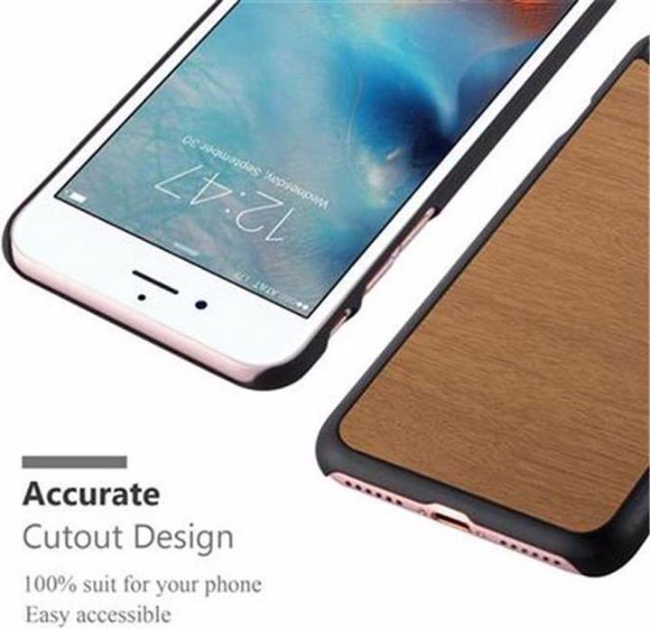 Image du produit Cadorabo Couverture en bois TPU (Apple iPhone 7, Apple iPhone SE (2ème génération))
