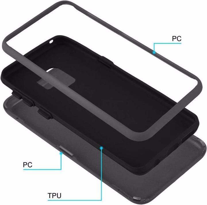 Produktbild Cadorabo Hybrid 3-in-1 (3teilig) Cover (Samsung Galaxy S9+)
