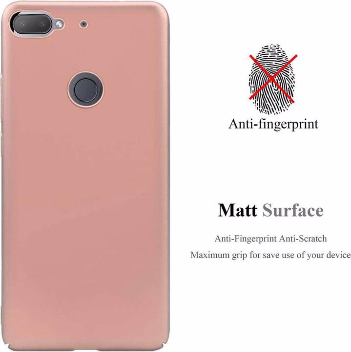 Actual product image Cadorabo Hard Cover Matt Metal Cover (HTC Desire 12+)