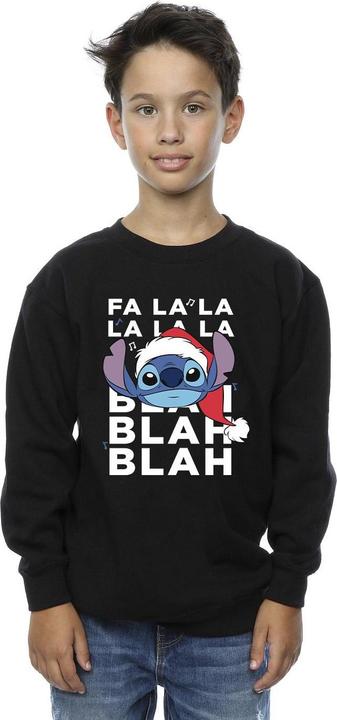 Produktbild Disney Lilo And Stitch Christmas Blah Blah Blah Sweatshirt Jungen (152, 158)