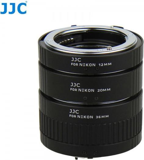 Actual product image JJC Set macro extension ring 12/20/36mm for Nikon
