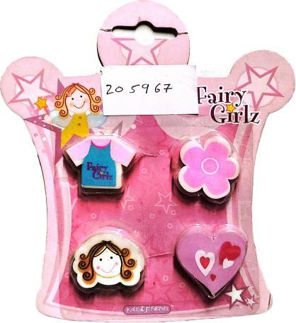 Image du produit Generic Gommes FAIRY GIRLZ