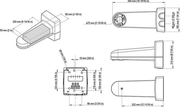 Image du produit Axis Support mural T91G61 (Kit de montage)