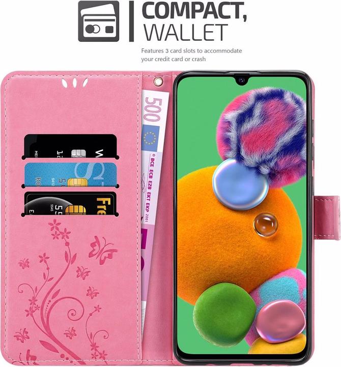 Actual product image Cadorabo Flower Book Cover (Samsung Galaxy A90 5G)
