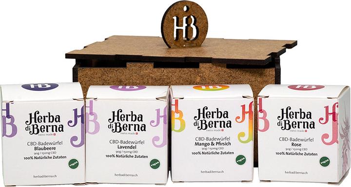 Immagine prodotto Herba di Berna Scatola da bagno regalo di Natale piccola (Bombe da bagno)