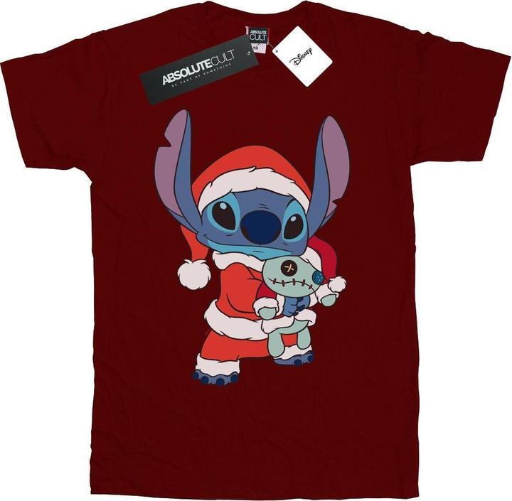 Produktbild Disney Lilo And Stitch Stitch Christmas TShirt Mädchen (140, 146)