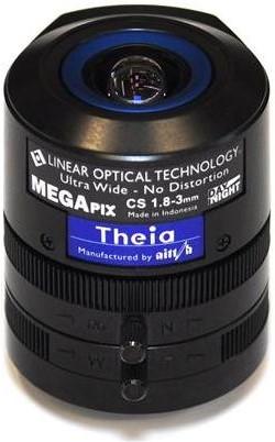 Immagine prodotto Axis Ottica Theia Grandangolo 1.8-3mm DC (C-mount)