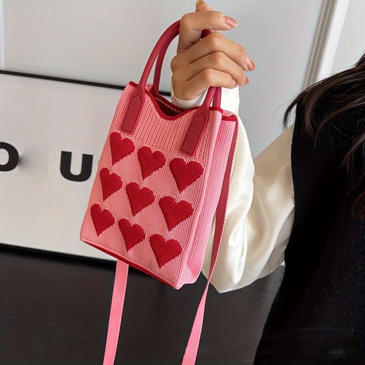 Actual product image Only-Bags.Store Trendy Love Handbag, Casual Fashion Tote Bag
