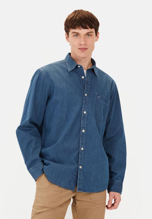 Image du produit Camel Active Langarm Hemd mit Allover-Print (4XL)