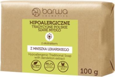 Barwa Hue - Sapone tradizionale polacco ipoallergenico al tarassaco grigio - 100ML (Sapone duro, 100 ml)