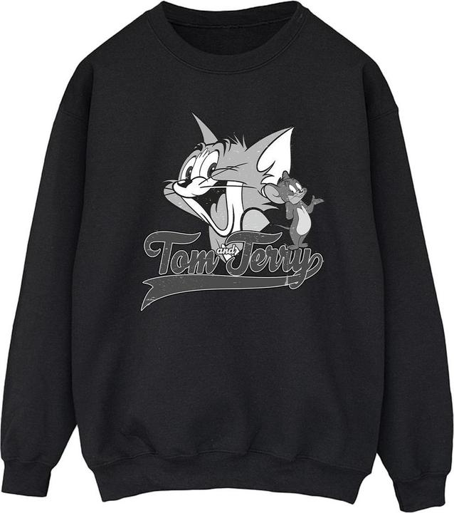 Tom & Jerry Greyscale Square Sweatshirt