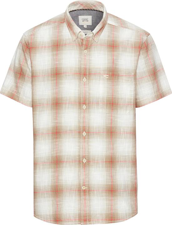 Image du produit Camel Active Kariertes Kurzarmhemd aus reiner Baumwolle (5XL)