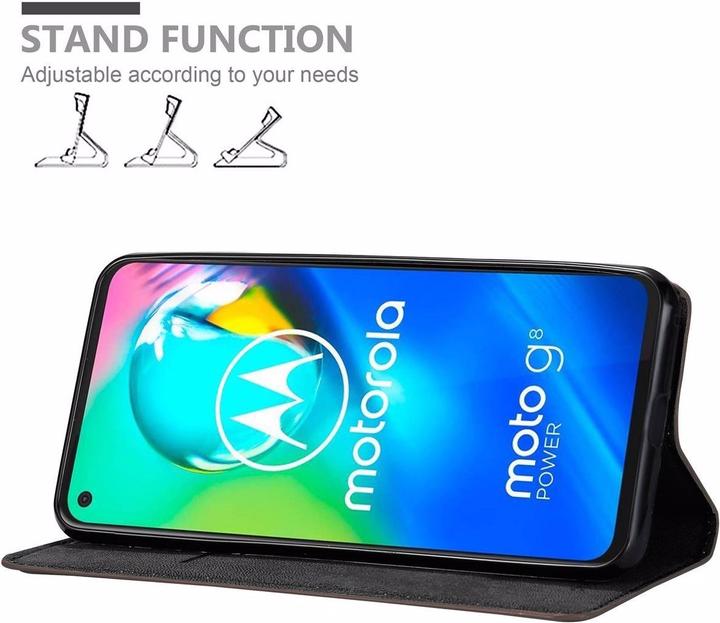 Image du produit Cadorabo Book Couverture magnétique invisible (Motorola Moto G8 Power Lite)