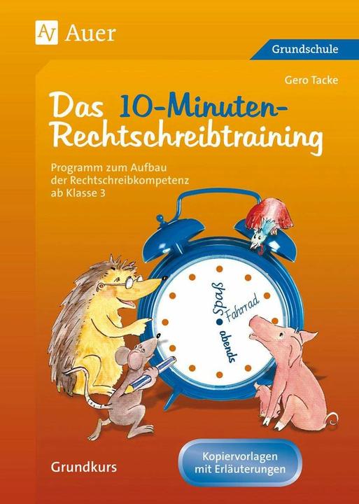 Immagine prodotto Das 10-Minuten-Rechtschreibtraining (Tedesco, Tacchino eroe, 2021)