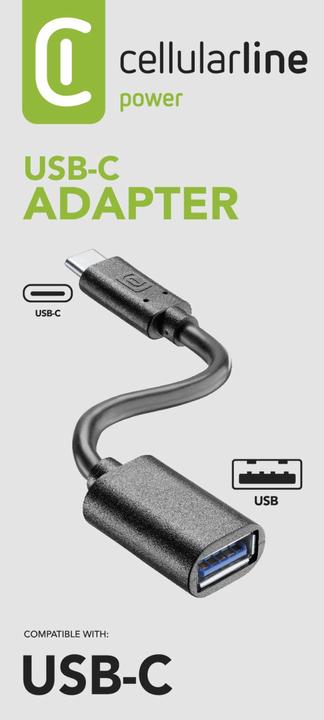 Image du produit Cellularline Adaptateur USB vers USB-C