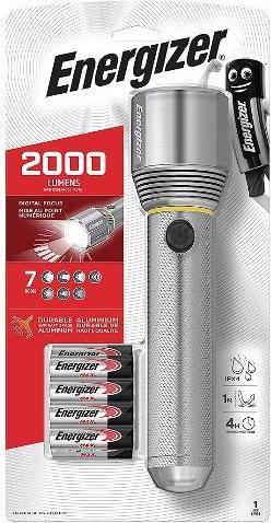 Actual product image Energizer Vision Metal HD 2000 Lumens torch