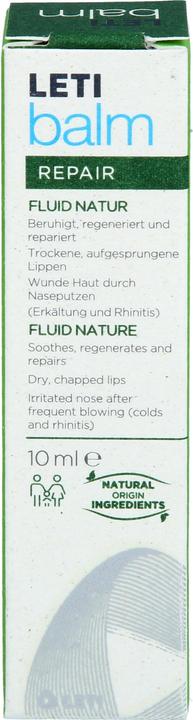 Actual product image Leti balm Fluid Natur - Schützender Nasen- und Lippenbalsam bei trockener und rissiger Haut mit natü (10 ml)